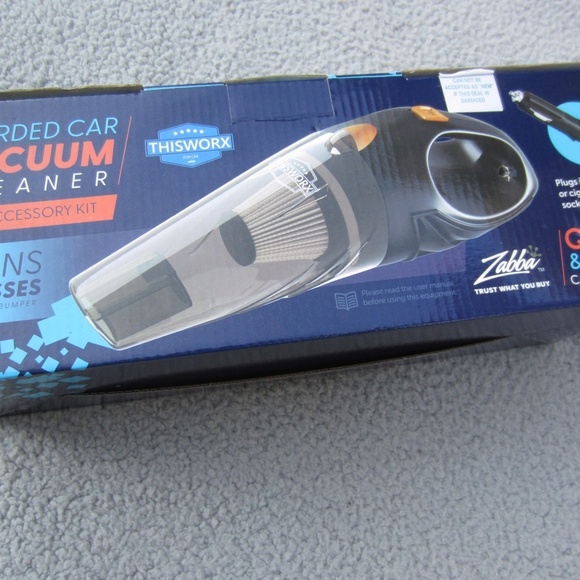 THISWORX TWC-01 106W 12V Handheld Bagless Portable‎ Vacuum Cleaner - Black - Picture 3 of 16